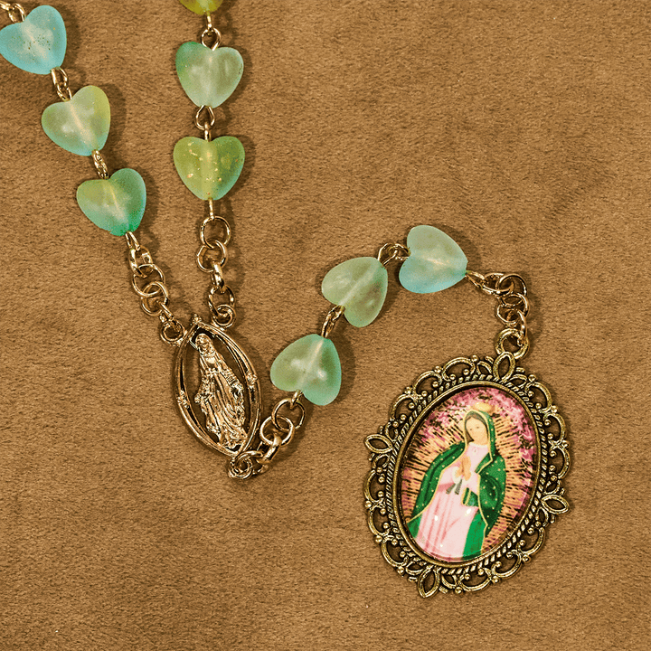 Christianartworkshop Chapelet et bracelet Cœur Vert et Papillon : Dévotion et spiritualité artistique - image 9