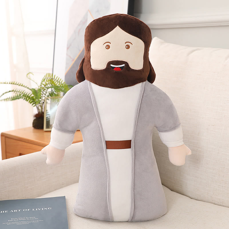 Christianartworkshop Peluche Jésus : Réconfort et dévotion empreints de foi - 70 cm - image 2