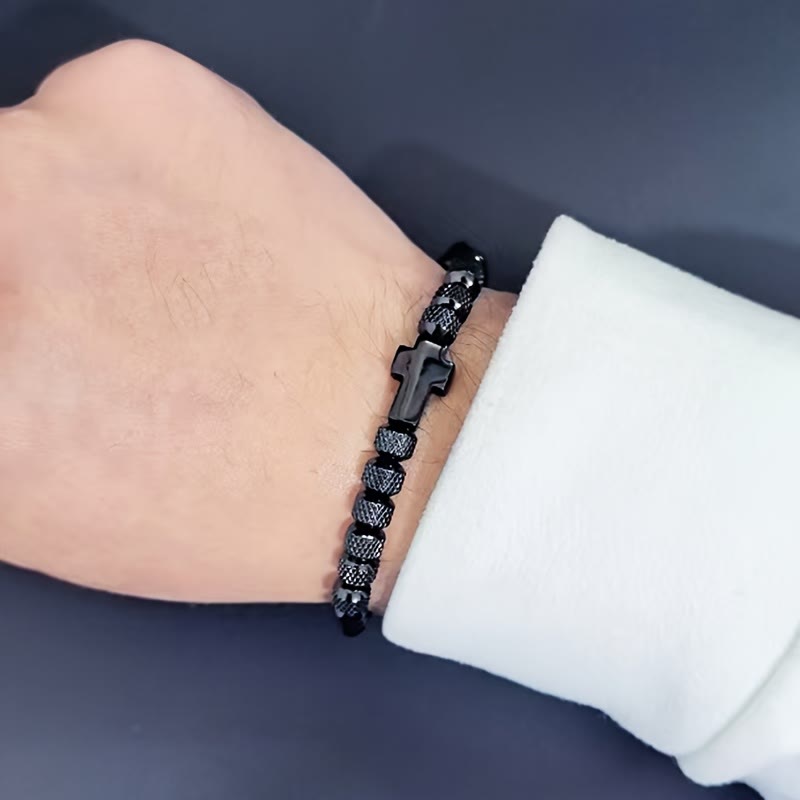 Ensemble de bracelets croix empilables Christianartworkshop : une intégration tendance de la foi - image 10