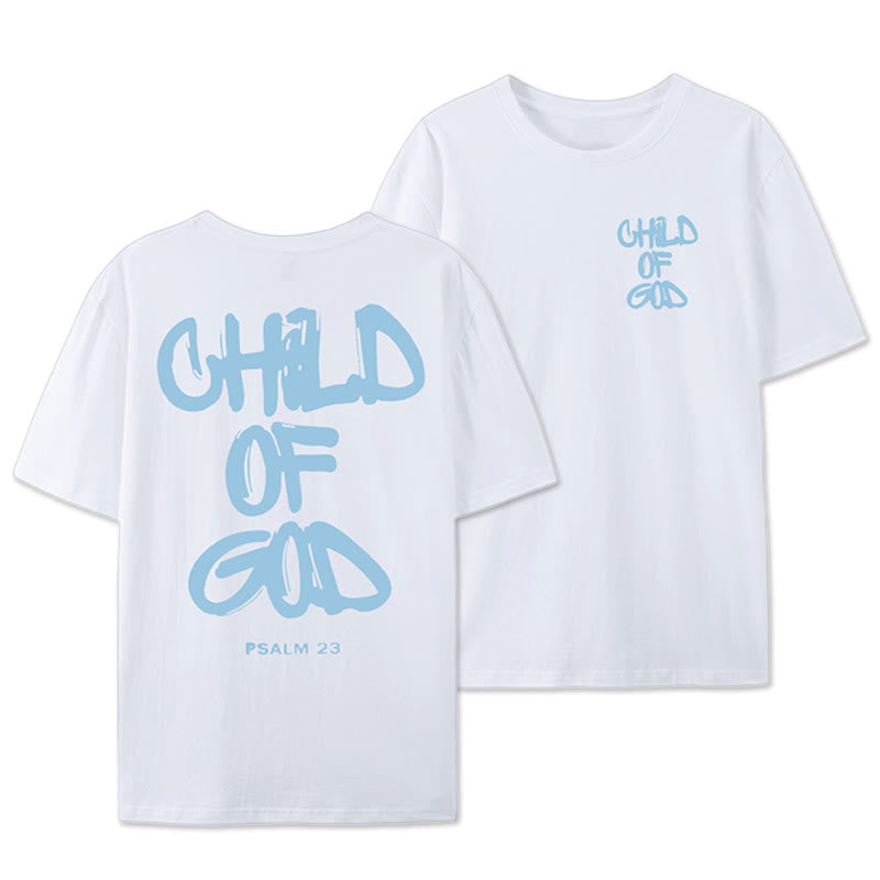 T-shirt adulte en coton Christianartworkshop Enfant de Dieu - Blanc - 2XL - image 1
