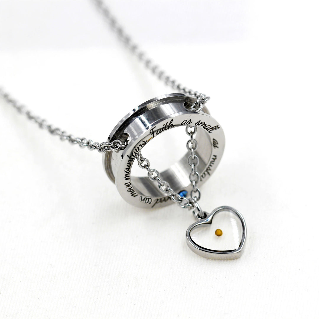 Collier « Foi comme graine de moutarde » de Christianartworkshop : Breloques variées et symbole sacré à porter au quotidien - image 3