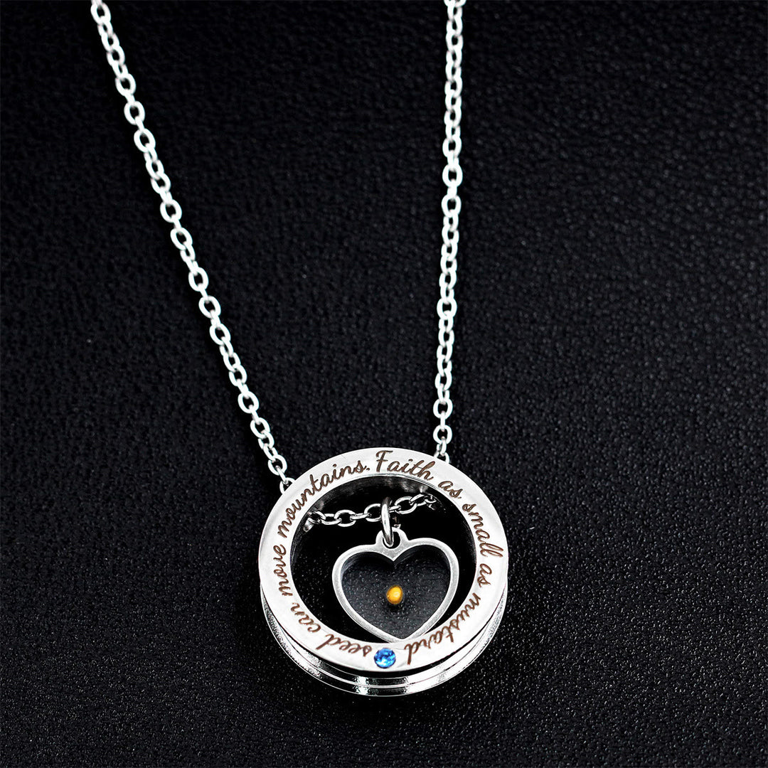 Collier « Foi comme graine de moutarde » de Christianartworkshop : Breloques variées et symbole sacré à porter au quotidien - image 5