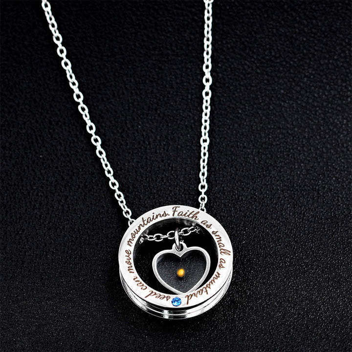 Collier « Foi comme graine de moutarde » de Christianartworkshop : Breloques variées et symbole sacré à porter au quotidien - image 5