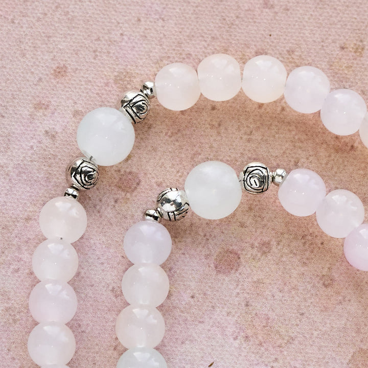 Christianartworkshop Chapelet pastel à couleur changeante sous UV avec crucifix et mains jointes en prière - image 11