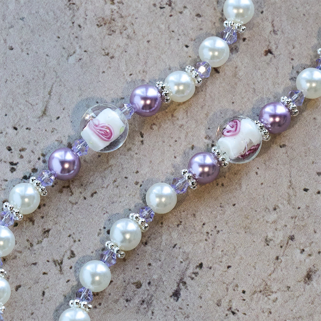 Christianartworkshop Chapelet à perles florales aux tons doux : un accessoire de foi quotidien et une dévotion significative - image 9