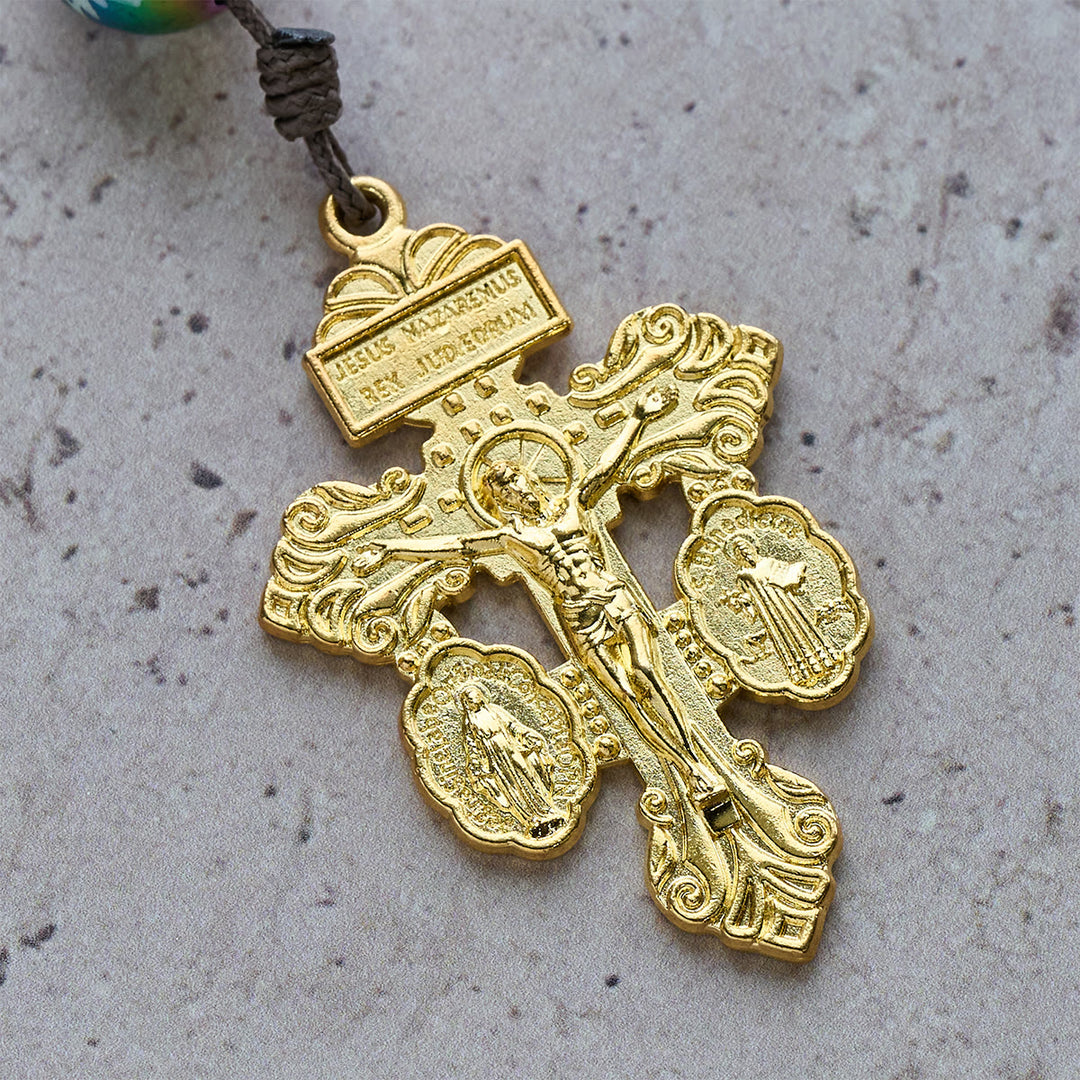 Christianartworkshop Cadeau de Noël : Chapelet de poche rouge et vert pour la dévotion de Noël : Priez partout, à tout moment - image 32