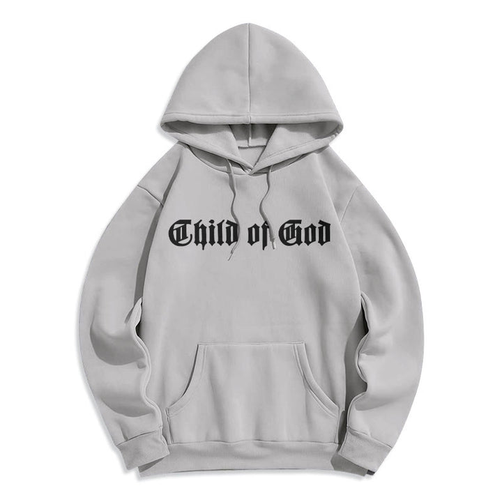 Sweat à capuche en polyester doublé polaire Christianartworkshop « Enfant de Dieu » avec verset biblique - image 16