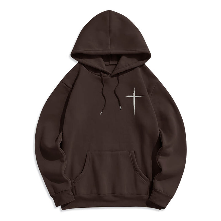 Christianartworkshop Jésus sauve Jean 14:6 Sweat à capuche en polyester doublé polaire Foi - image 7
