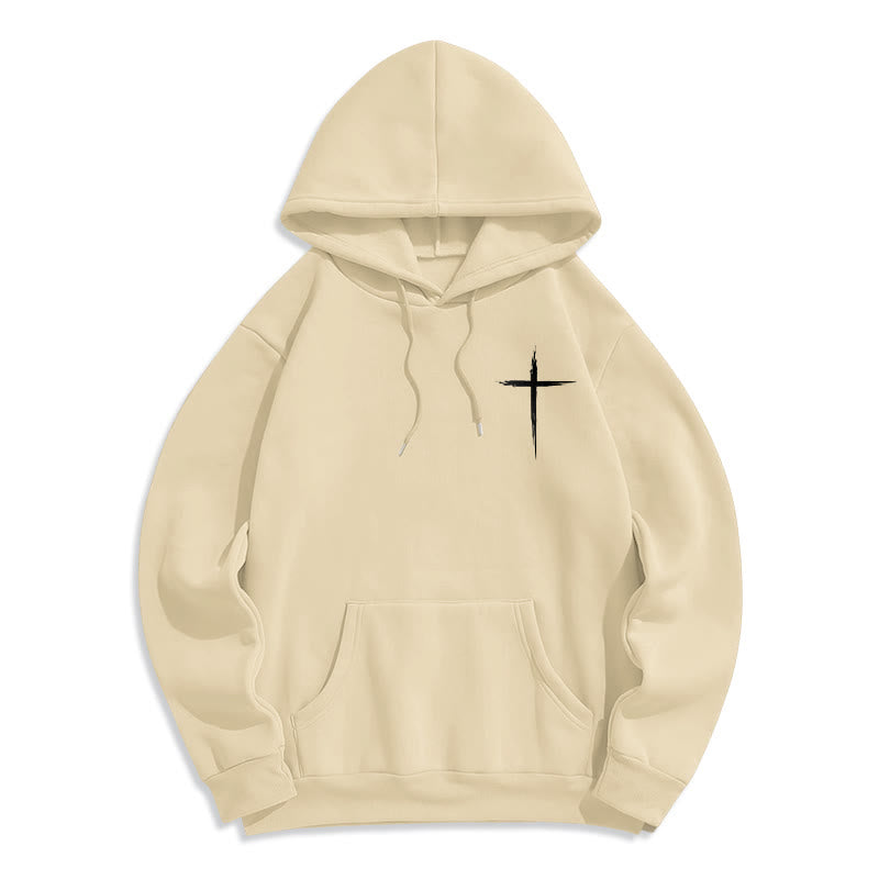 Christianartworkshop Jésus sauve Jean 14:6 Sweat à capuche en polyester doublé polaire Foi - image 22