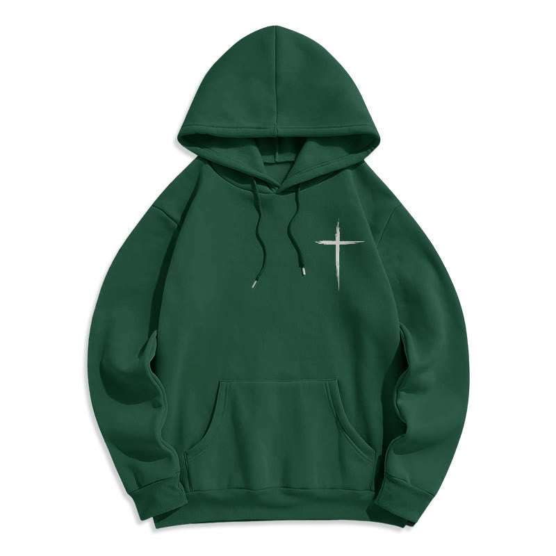 Christianartworkshop Jésus sauve Jean 14:6 Sweat à capuche en polyester doublé polaire Foi - image 19
