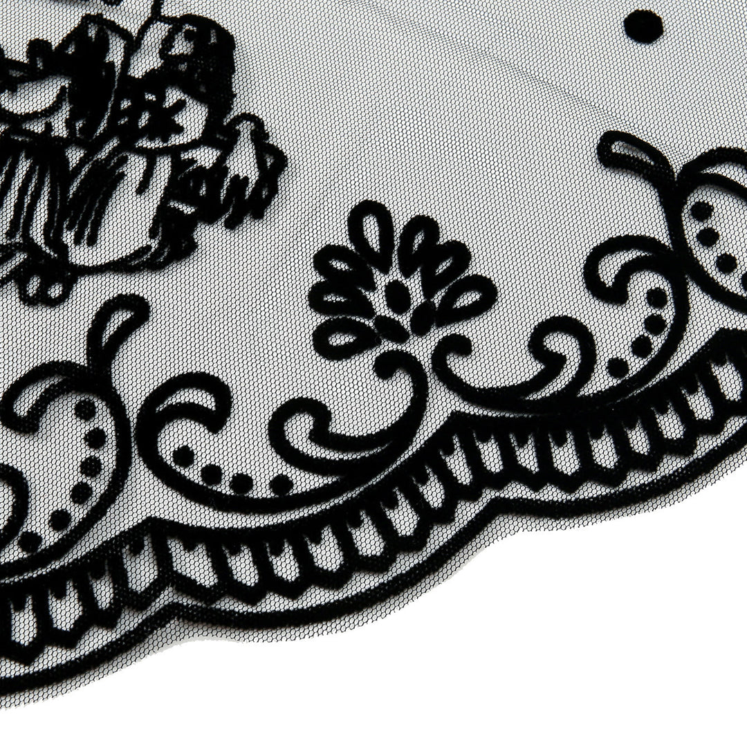 Christianartworkshop Voile de dentelle noire de la chapelle Fátima : La présence de Notre-Dame dans une douce élégance - image 3