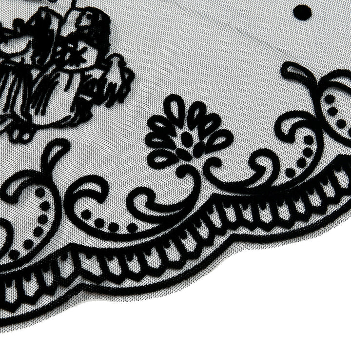 Christianartworkshop Voile de dentelle noire de la chapelle Fátima : La présence de Notre-Dame dans une douce élégance - image 3