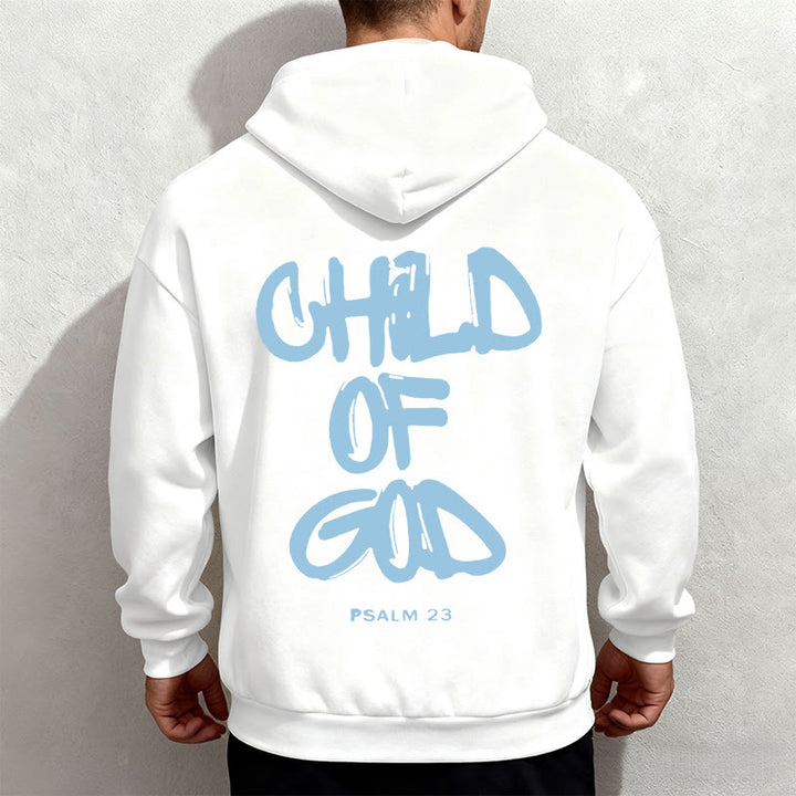 Christianartworkshop Faith Graffiti Enfant de Dieu Sweat à capuche adulte en polyester doublé polaire - image 2