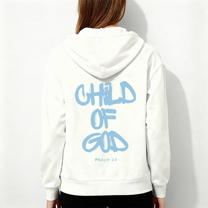 Christianartworkshop Faith Graffiti Enfant de Dieu Sweat à capuche adulte en polyester doublé polaire - image 4