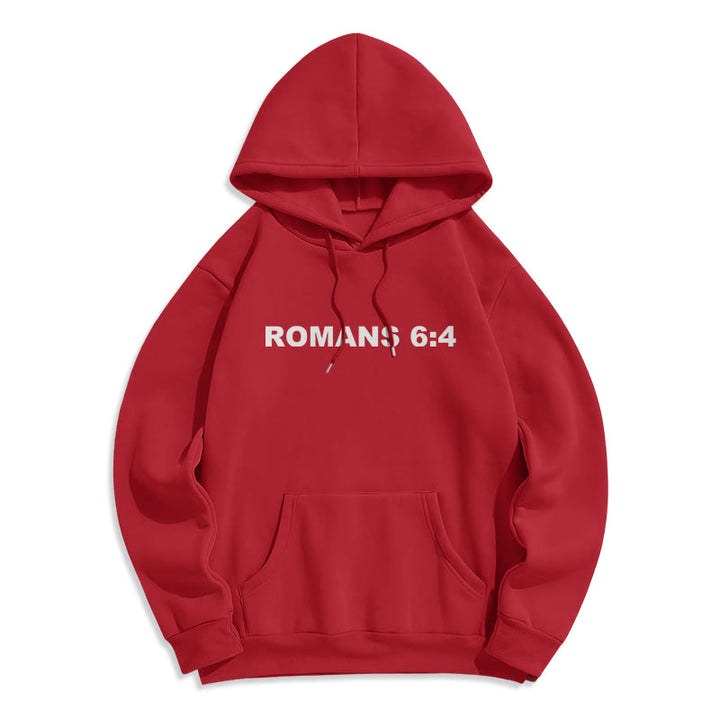 Christianartworkshop Romans 6:4 Sweat à capuche en polyester doublé polaire - image 10