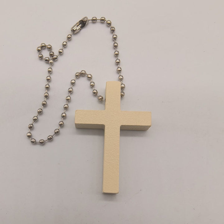 Christianartworkshop Croix de poche « Dieu est toujours là » : Symbole portable de la présence divine - Blanc - image 4