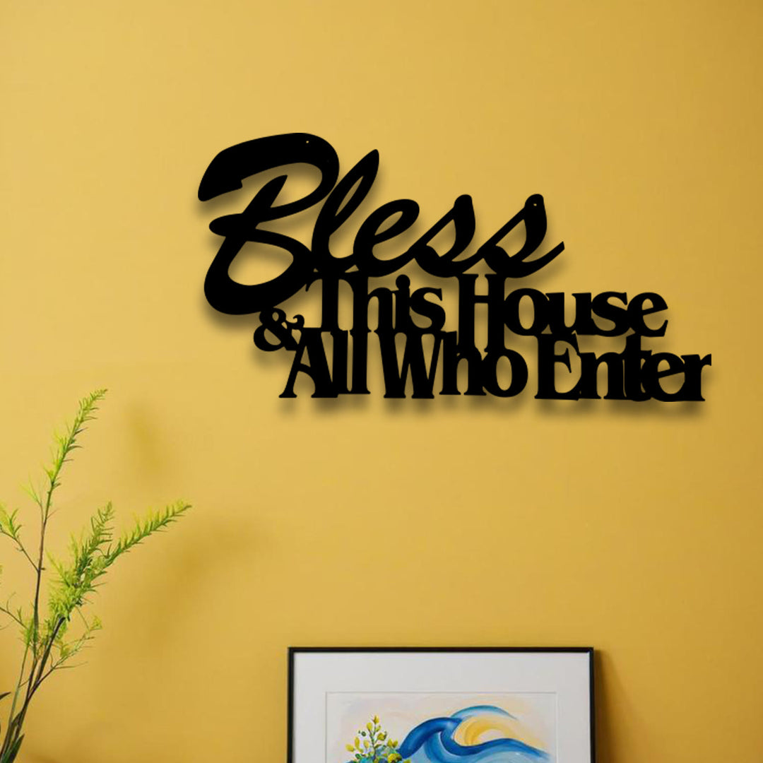 Christianartworkshop Décoration « Bénissez cette maison » : Un cadeau de foi tendre pour vos proches - image 5