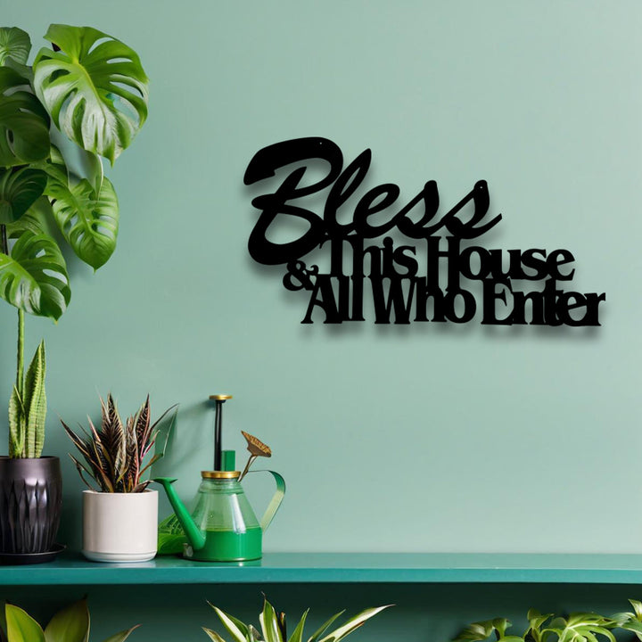Christianartworkshop Décoration « Bénissez cette maison » : Un cadeau de foi tendre pour vos proches - image 6