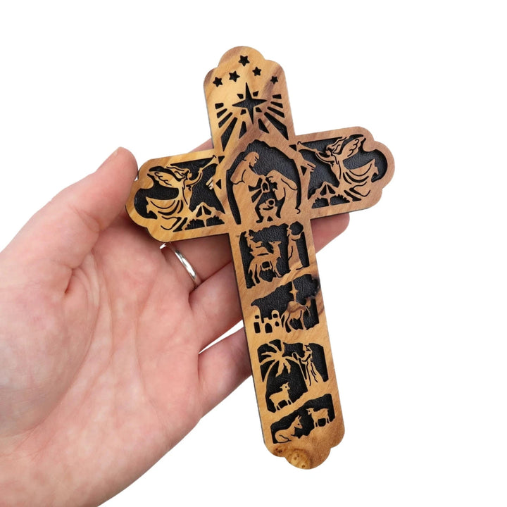 Christianartworkshop Décoration suspendue en forme de croix finement travaillée : un rappel constant de grâce pour la maison - image 1