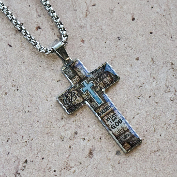 Christianartworkshop Collier croix à vitrail : une foi artistique près du cœur - image 7