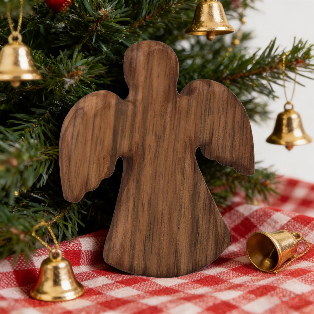 Christianartworkshop Souvenir Ange Olive & Noyer : Jeton de Grâce Personnalisé - Noyer noir A - image 6