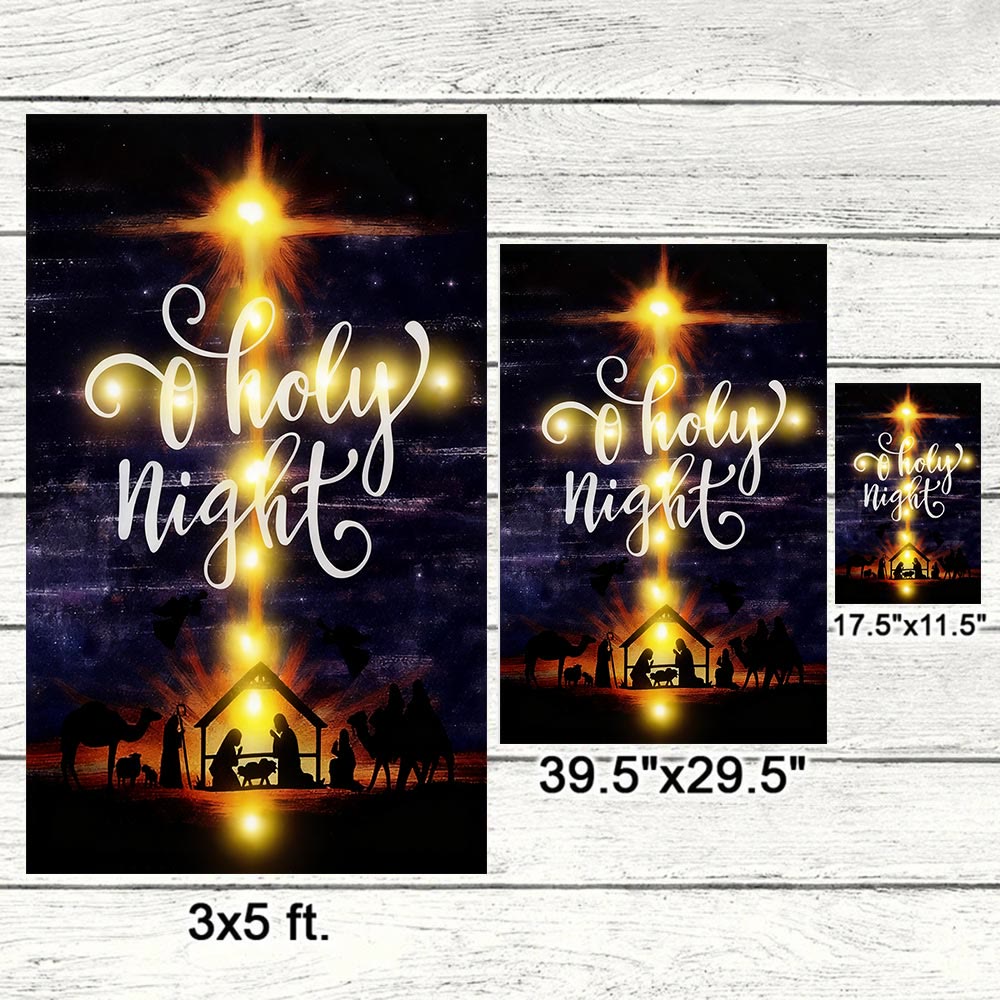 Christianartworkshop Série de drapeaux de crèche saisonniers : un symbole de foi élégant pour les jardins pendant les fêtes - image 11