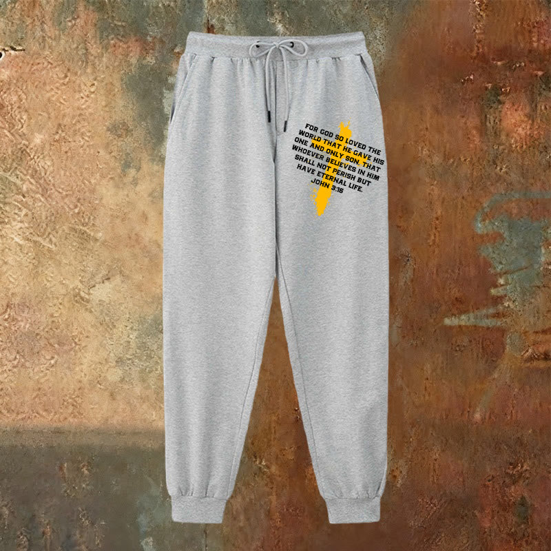 Christianartworkshop Jean 3:16 Pantalon de survêtement : À porter au quotidien avec une foi gracieuse - image 22