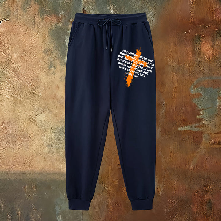 Christianartworkshop Jean 3:16 Pantalon de survêtement : À porter au quotidien avec une foi gracieuse - image 14