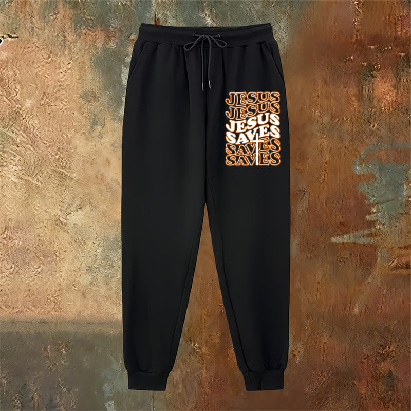 Christianartworkshop Pantalon de survêtement Jésus sauve : Confort quotidien enveloppé de dévotion - image 14