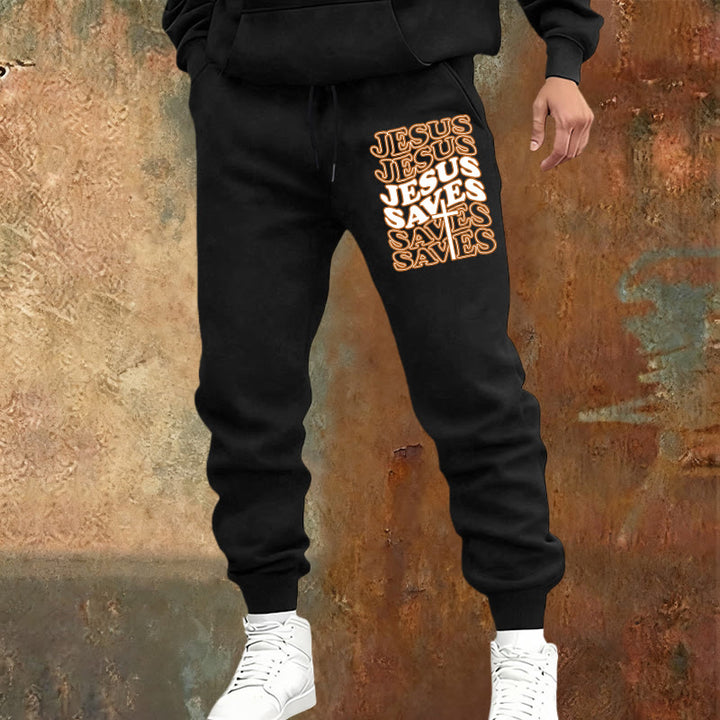 Christianartworkshop Pantalon de survêtement Jésus sauve : Confort quotidien enveloppé de dévotion - image 13