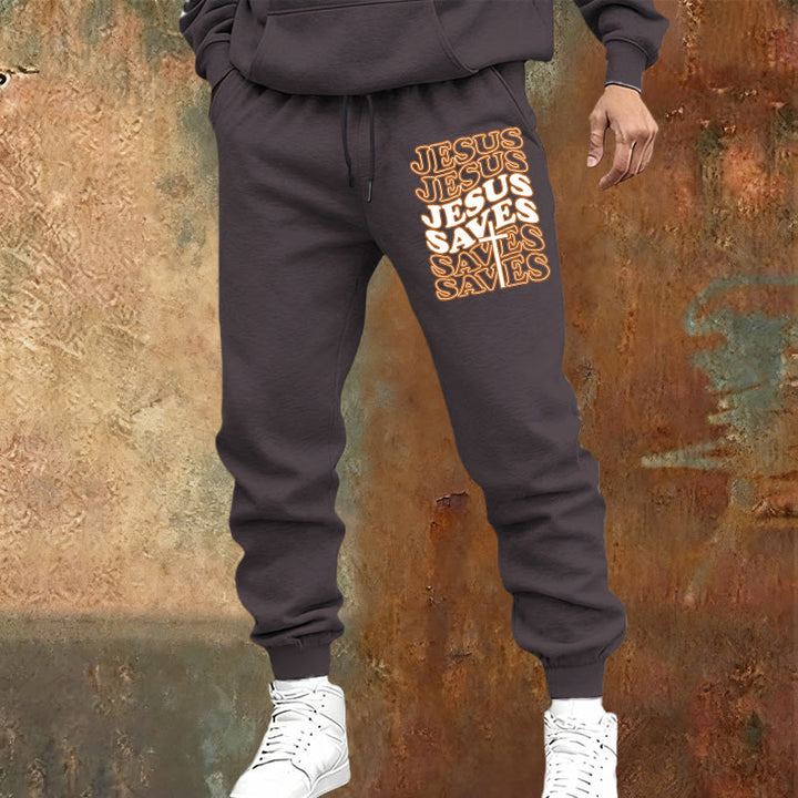 Christianartworkshop Pantalon de survêtement Jésus sauve : Confort quotidien enveloppé de dévotion - image 21