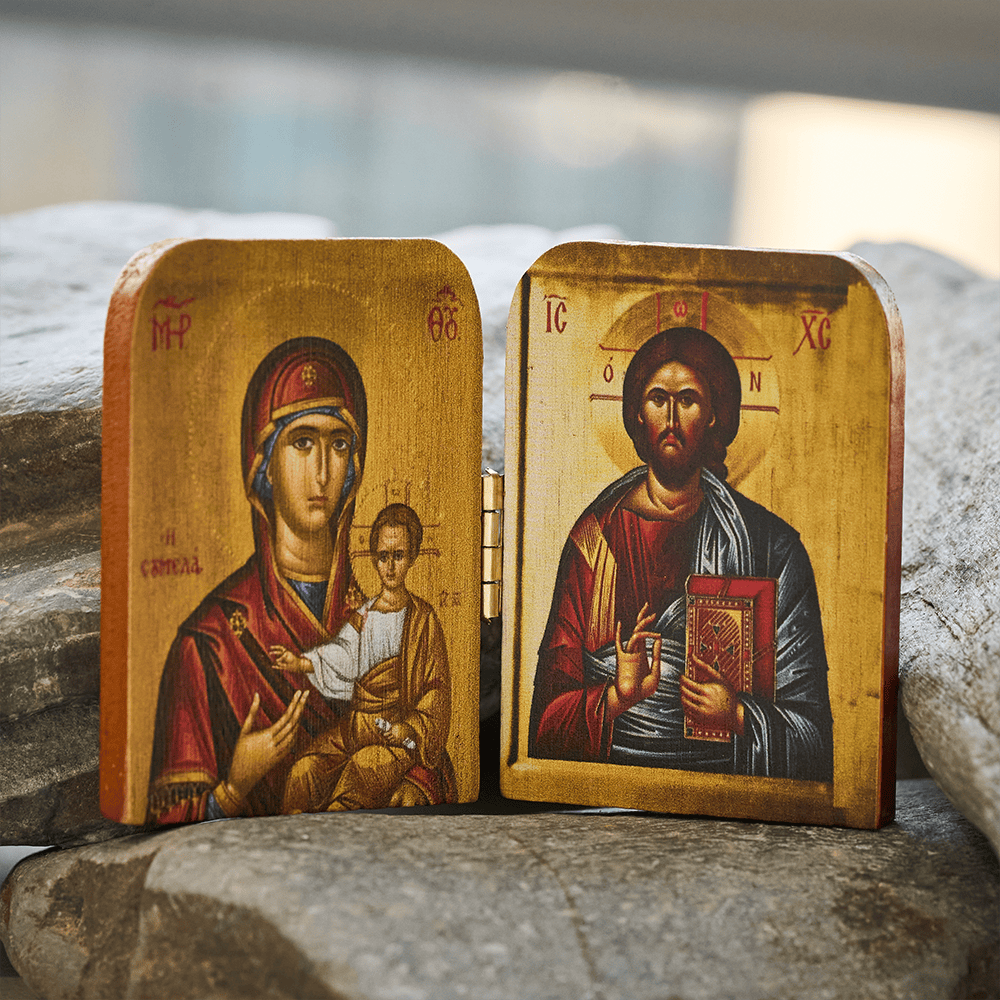 Christianartworkshop Icône spirituelle robuste : un rappel silencieux de la présence divine - image 7