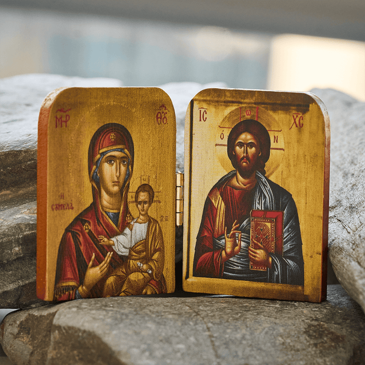 Christianartworkshop Icône spirituelle robuste : un rappel silencieux de la présence divine - image 7