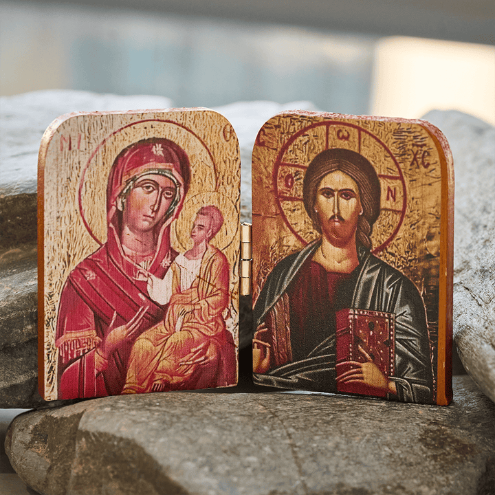 Christianartworkshop Icône spirituelle robuste : un rappel silencieux de la présence divine - image 4