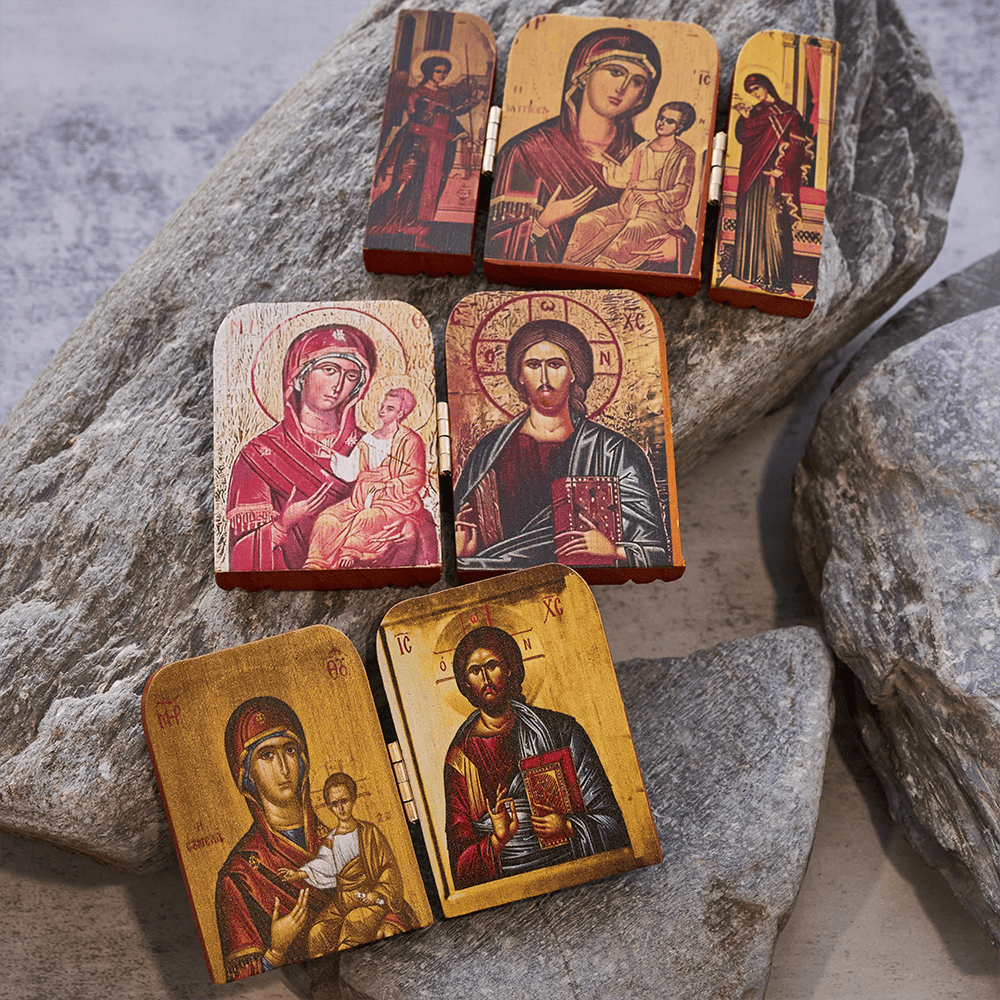 Christianartworkshop Icône spirituelle robuste : un rappel silencieux de la présence divine - image 1