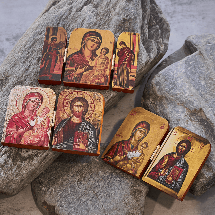 Christianartworkshop Icône spirituelle robuste : un rappel silencieux de la présence divine - image 3
