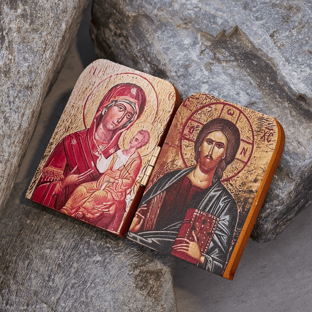 Christianartworkshop Icône spirituelle robuste : un rappel silencieux de la présence divine - UN - image 0