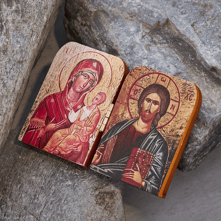 Christianartworkshop Icône spirituelle robuste : un rappel silencieux de la présence divine - UN - image 0