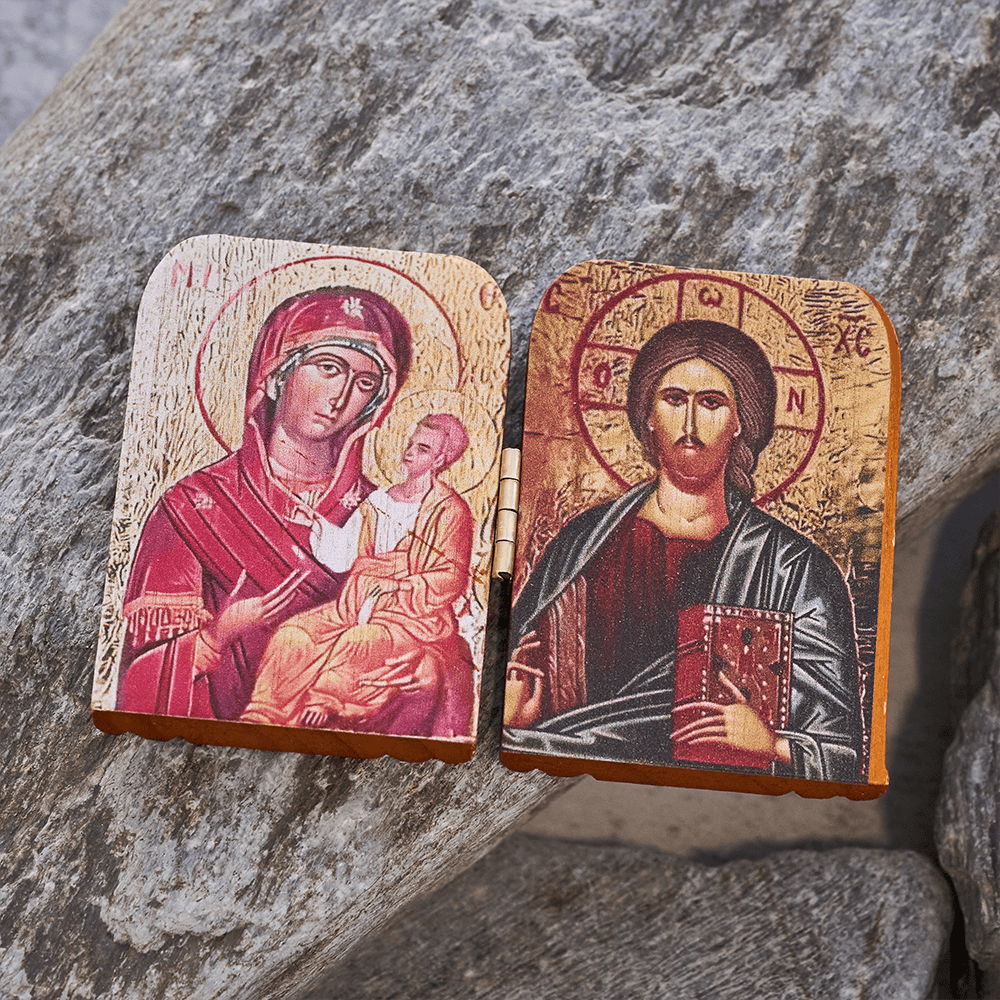 Christianartworkshop Icône spirituelle robuste : un rappel silencieux de la présence divine - image 5
