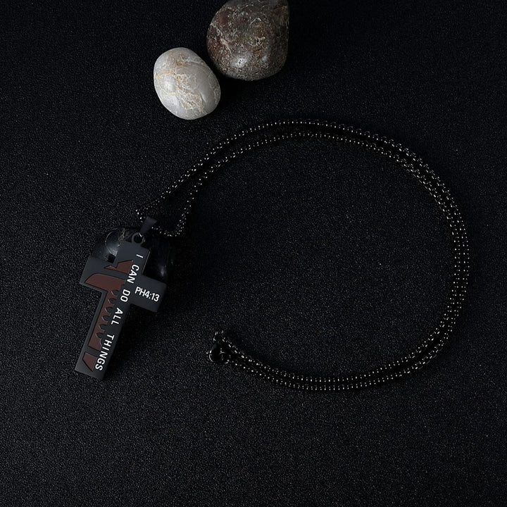 Christianartworkshop Collier croix rugby/basketball : Un doux symbole de dévotion pour les amoureux du sport - image 3