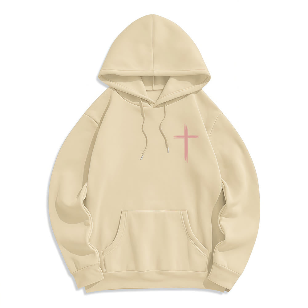 Christianartworkshop Do All In Love Scripture Floral Fleece Lined Polyester Hoodie - image 2