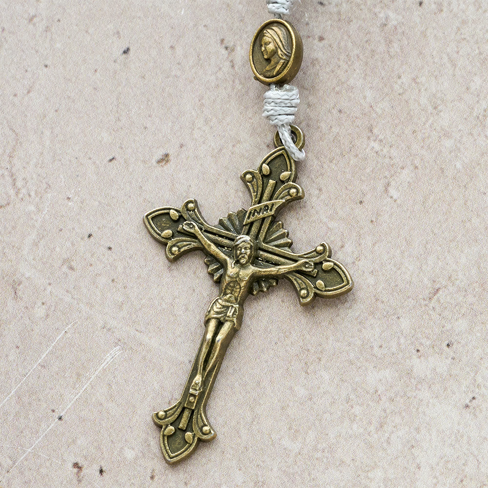 Christianartworkshop Chapelet de la Foi au Clair de L'Étoile Bleue Profonde : Médailles Sacrées de la Miséricorde Divine et de Notre-Dame - image 9