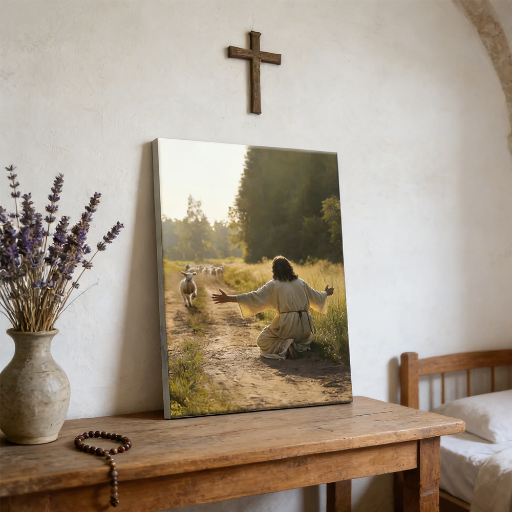 Christianartworkshop Affiche murale « Bon Berger serein » : Compagnon chaleureux et bienveillant - image 6