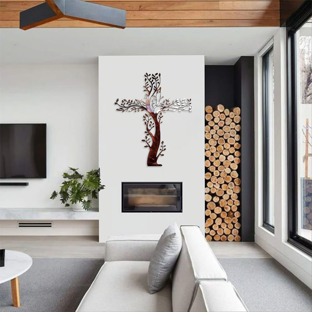 Christianartworkshop Croix fleurie en métal, 4 styles : Croissance et grâce dans chaque branche - image 11