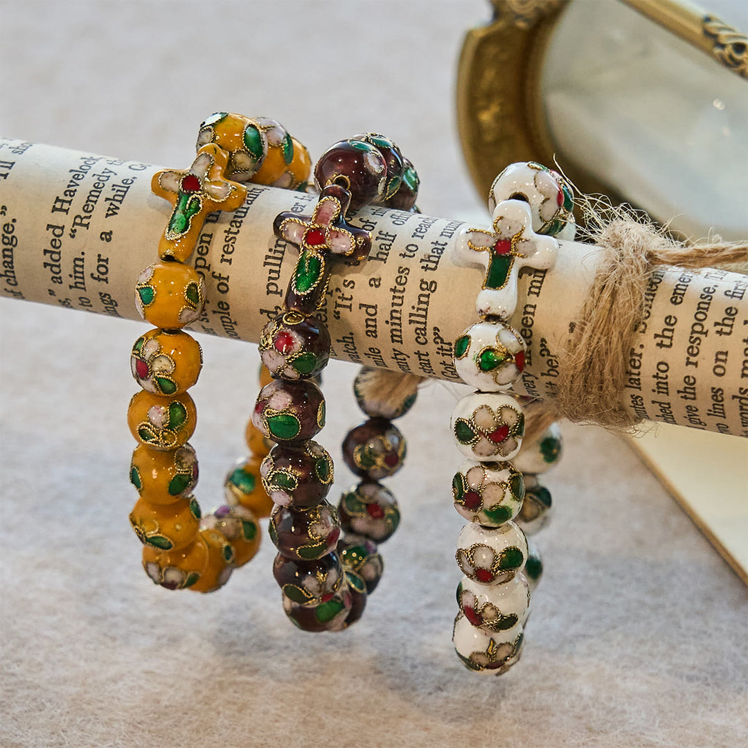 Christianartworkshop Pièces de foi en émail cloisonné et filigrane : Un réconfort précieux empreint de symbolisme sacré - image 14