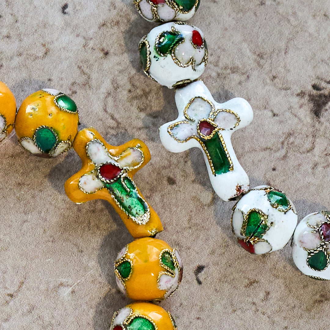 Christianartworkshop Pièces de foi en émail cloisonné et filigrane : Un réconfort précieux empreint de symbolisme sacré - image 15