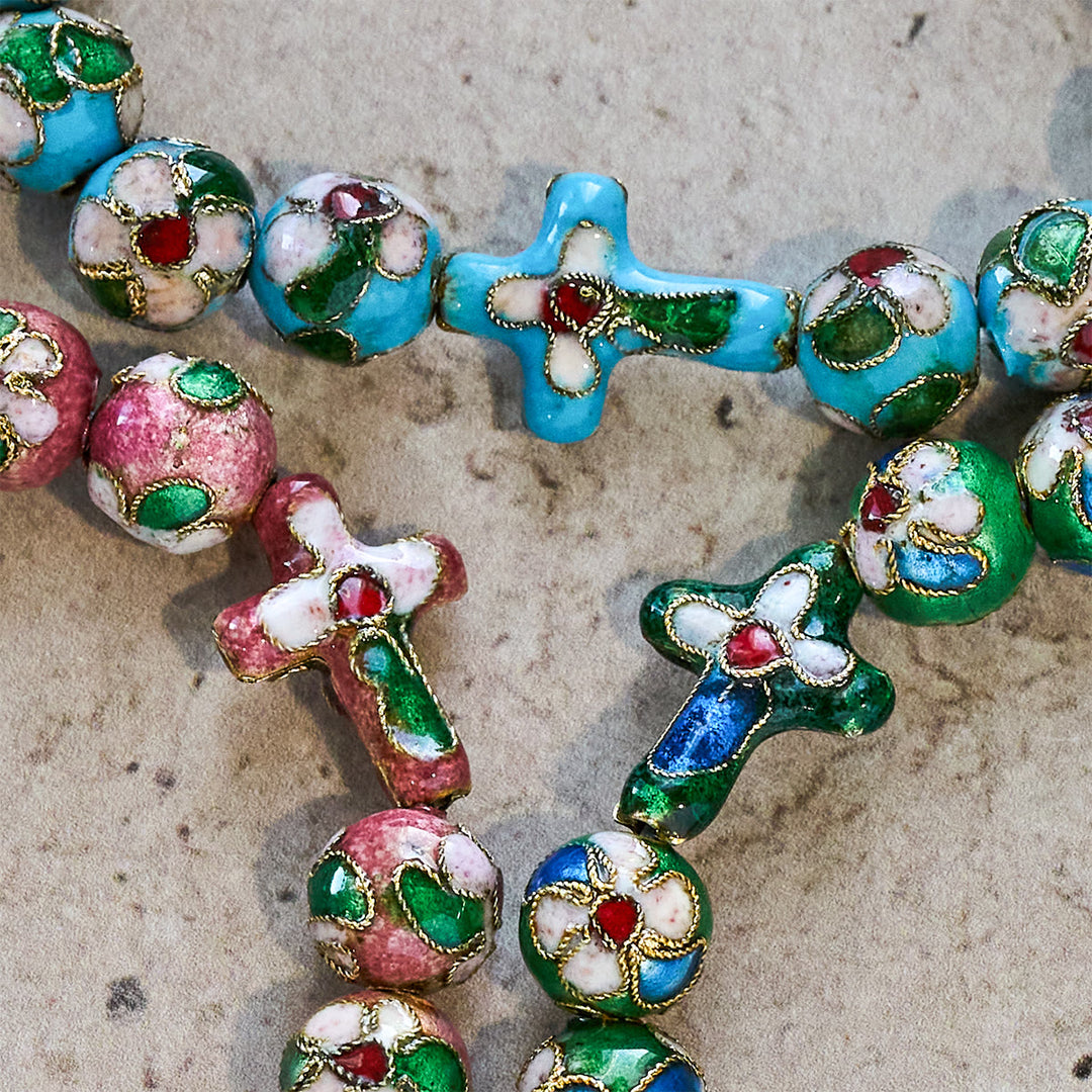 Christianartworkshop Pièces de foi en émail cloisonné et filigrane : Un réconfort précieux empreint de symbolisme sacré - image 17