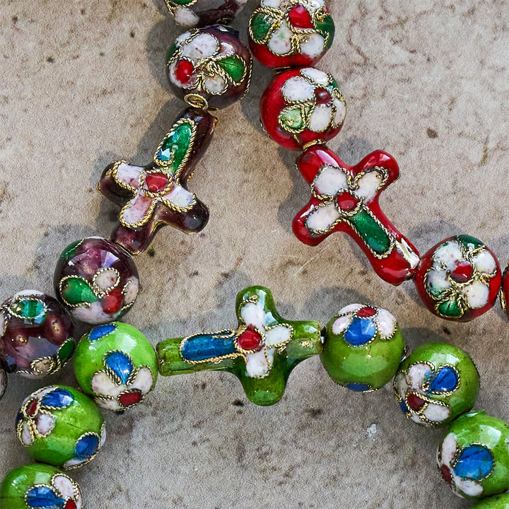 Christianartworkshop Pièces de foi en émail cloisonné et filigrane : Un réconfort précieux empreint de symbolisme sacré - image 19