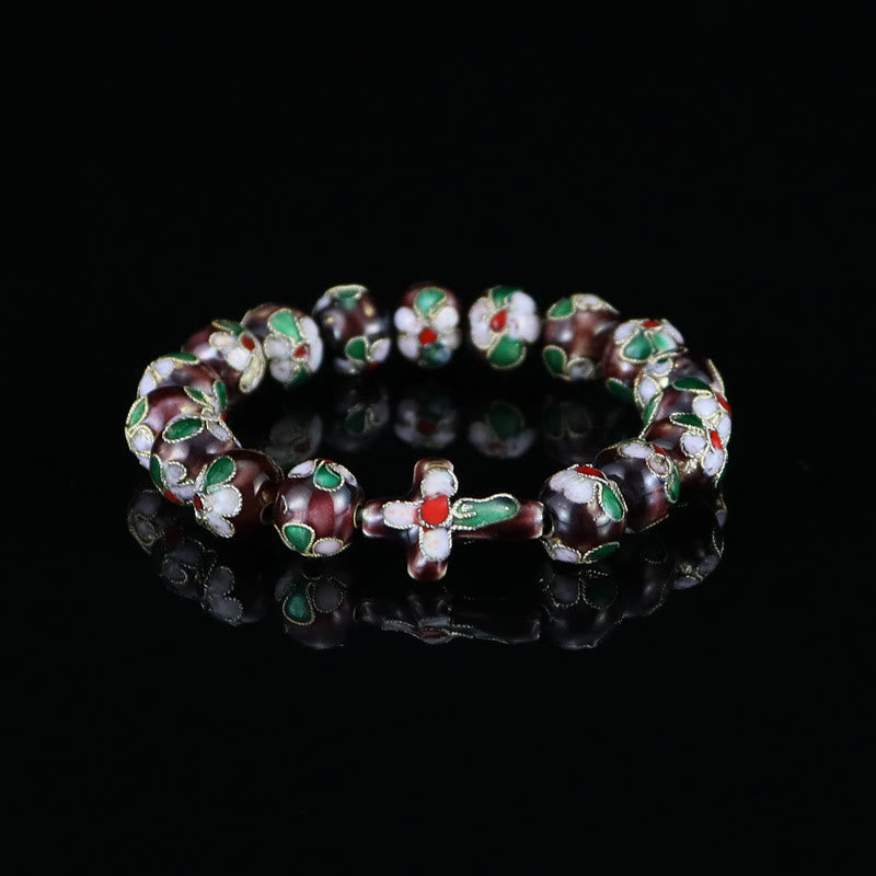 Christianartworkshop Pièces de foi en émail cloisonné et filigrane : Un réconfort précieux empreint de symbolisme sacré - Noir - image 8