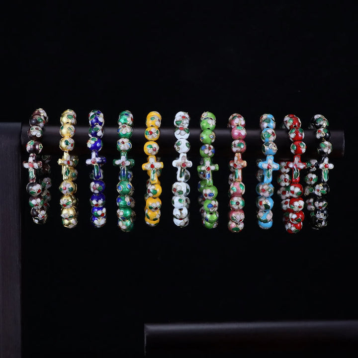 Christianartworkshop Pièces de foi en émail cloisonné et filigrane : Un réconfort précieux empreint de symbolisme sacré - image 1